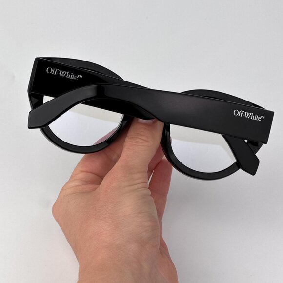 Off-White STYLE 41 Eyeglasses – Black Round Frame Blue Light| Model OERJ041 1000 - Picture 2 of 9